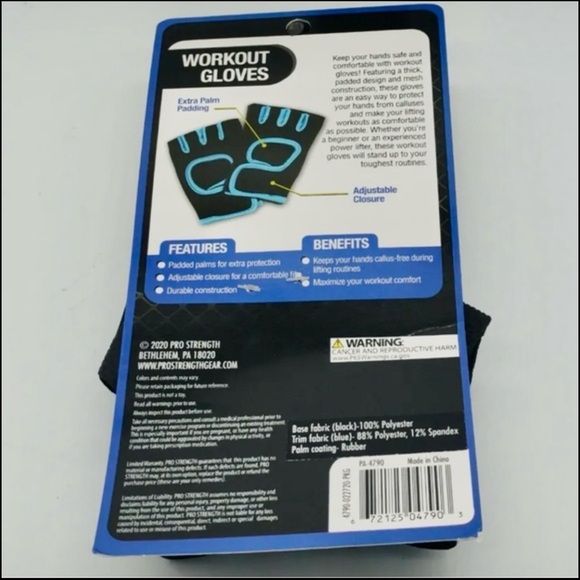 Pro Strength Workout Gloves & Reflective Safety Vest Hi-Vis
Athletic Cycling - Picture 3 of 5